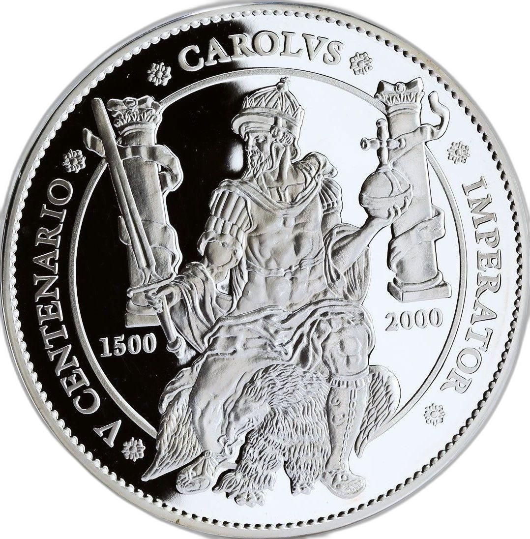 10000 pesetas cincuentin plata 2000 V CENTENARIO CARLOS V