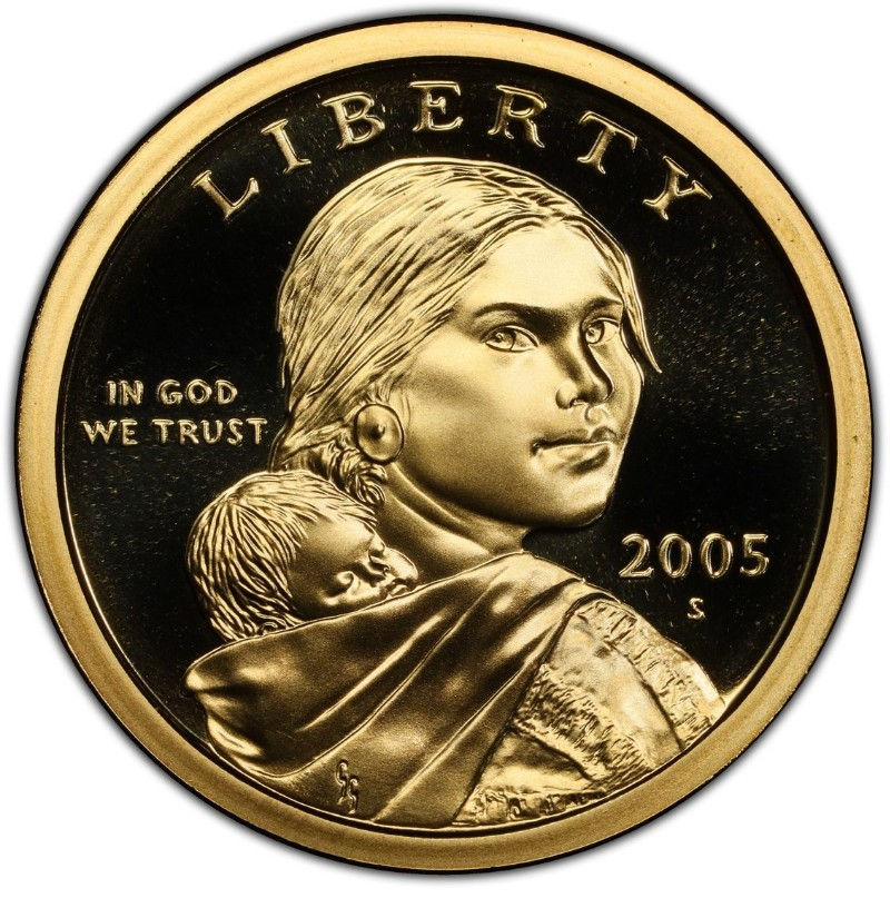 1 dólar proof ESTADOS UNIDOS S (SAN FRANCISCO)  - SERIE Sacagawea Dollar