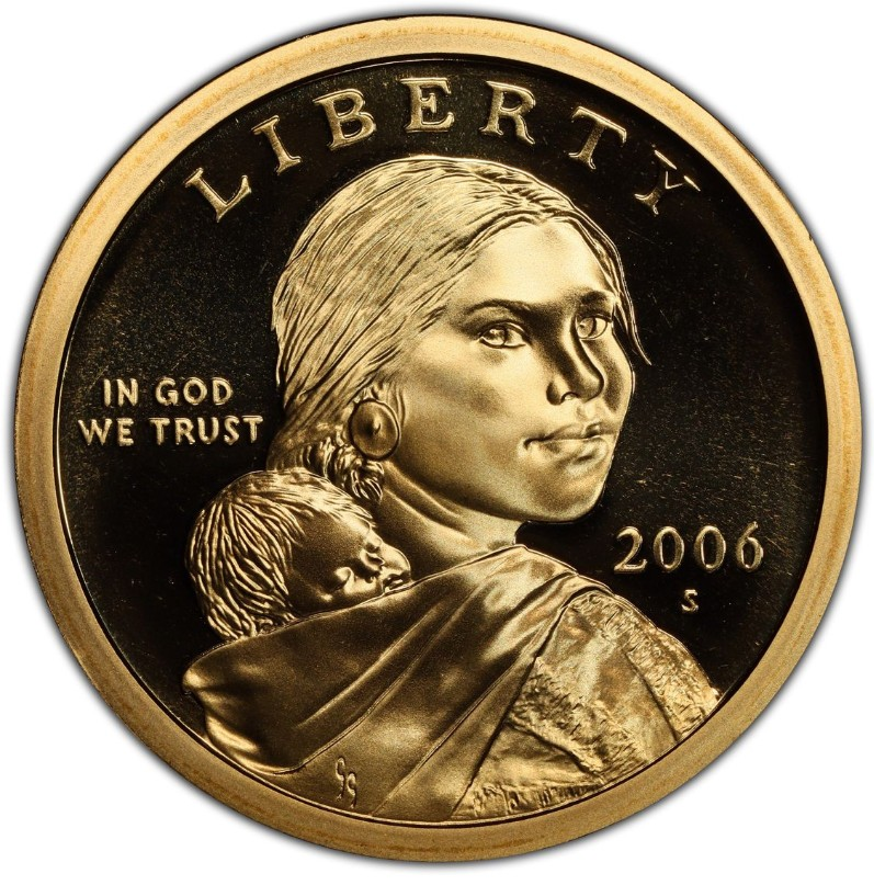 1 dólar proof ESTADOS UNIDOS S (SAN FRANCISCO)  - SERIE Sacagawea Dollar