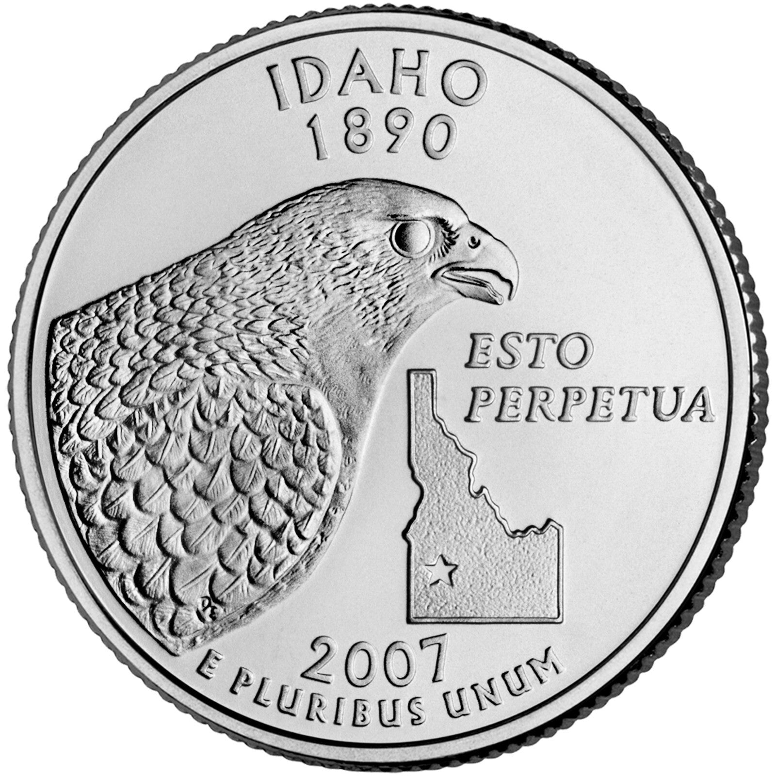 25 centavos ESTADOS UNIDOS 2007 P - Idaho