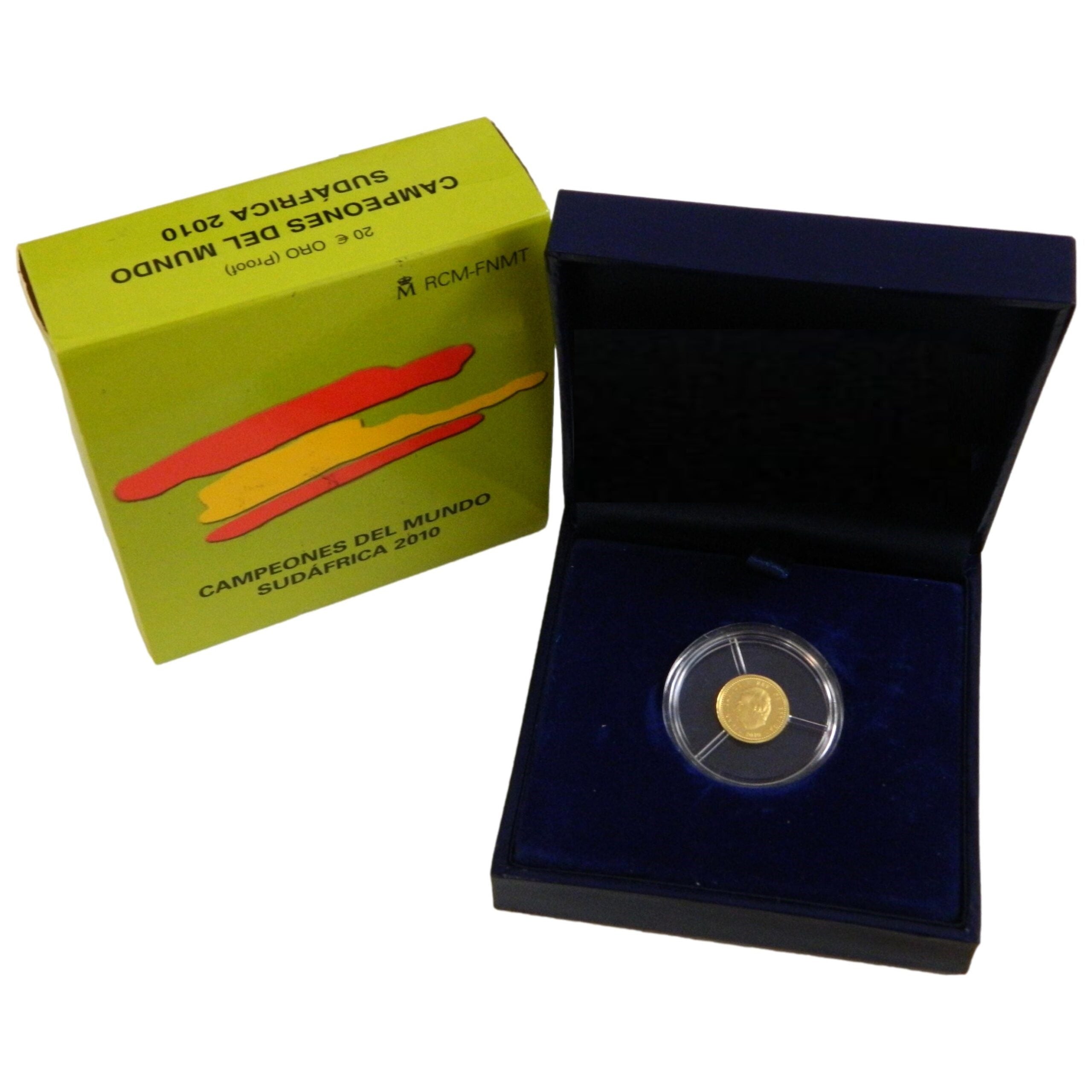 ESPAÑA 20 euro 2010 Campeones del Mundo Sudáfrica