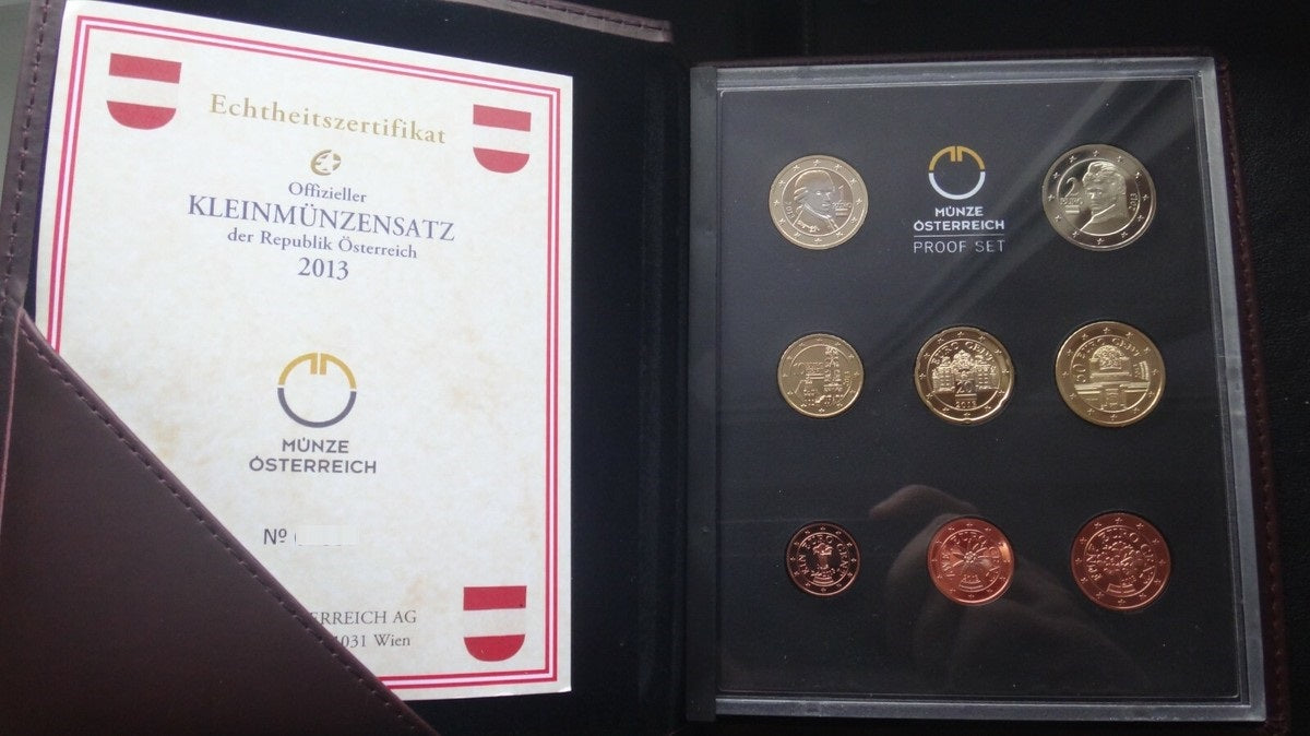 Euroset AUSTRIA 2013 proof
