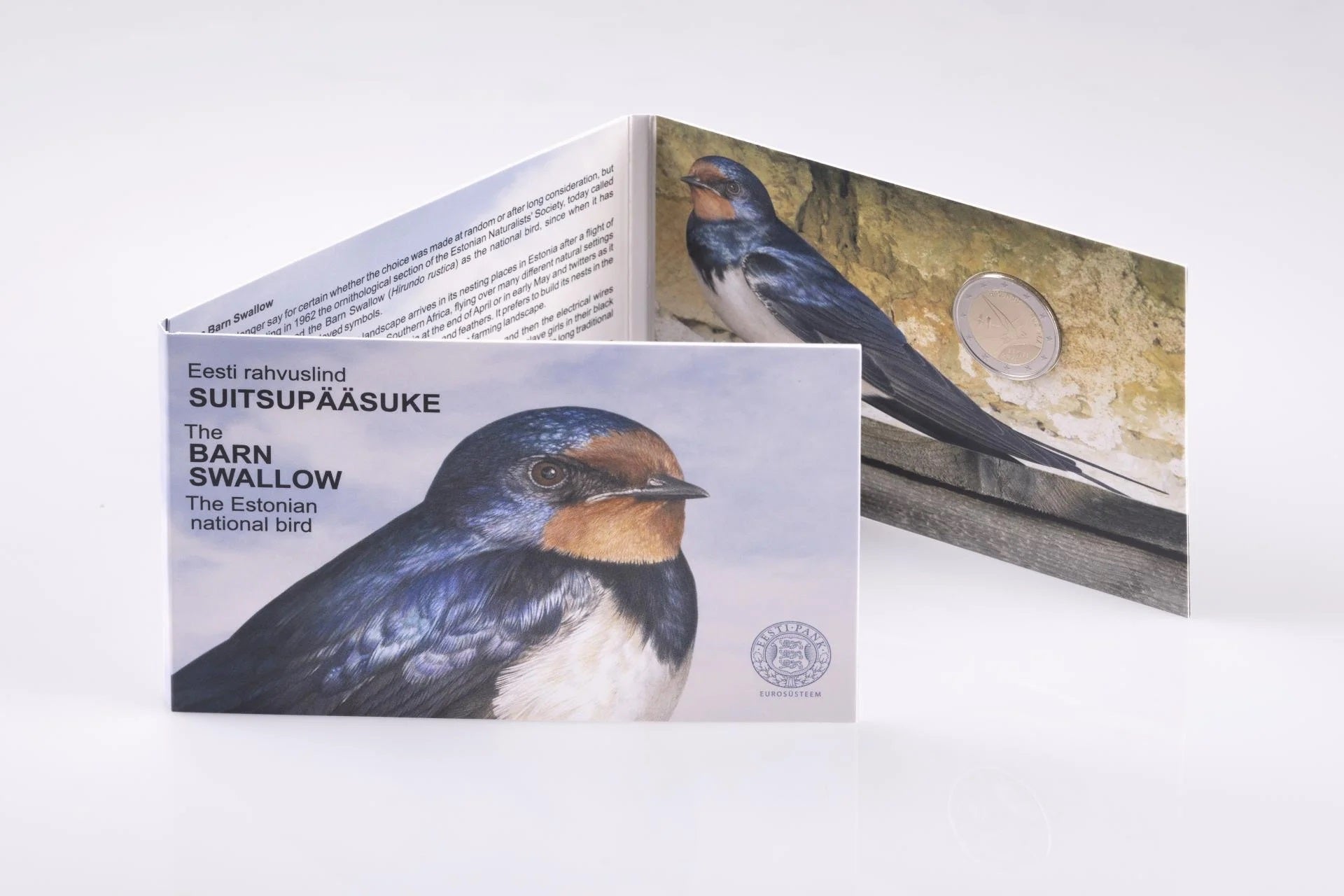2 euros ESTONIA 2023 - Barn swallow