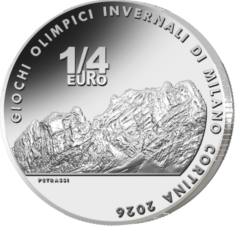 25 céntimos ITALIA 2025 - Cortina d'Ampezzo 