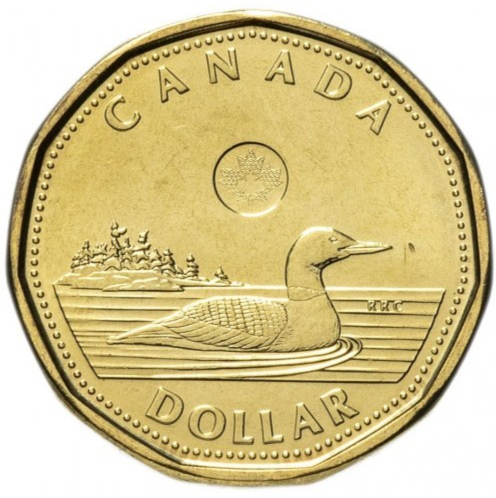 Canadá 1 dólar, 2012