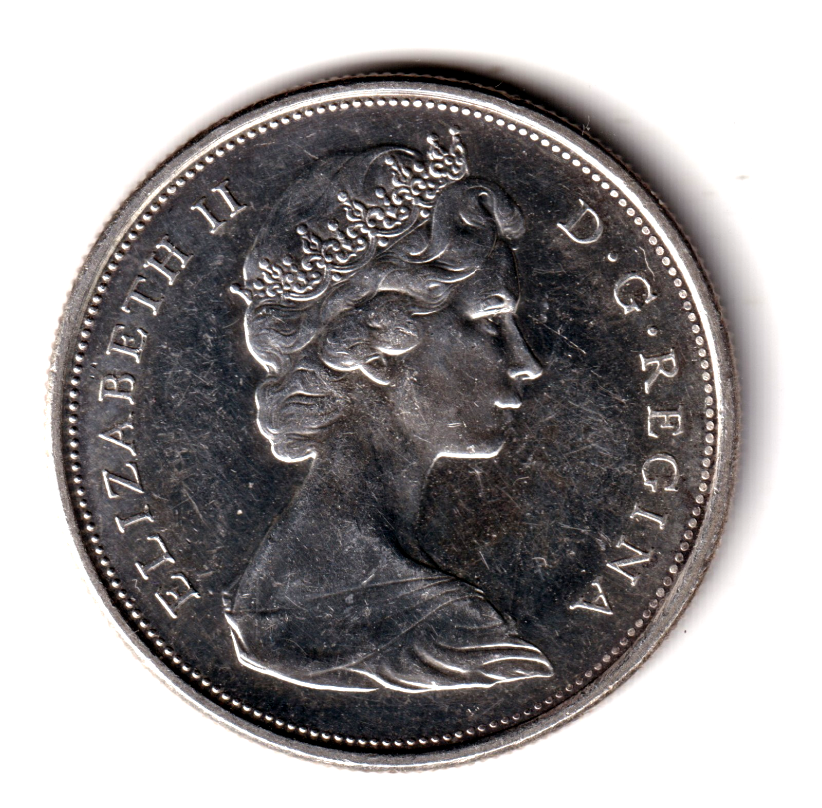 50 cents plata CANADA 1967 Centenario