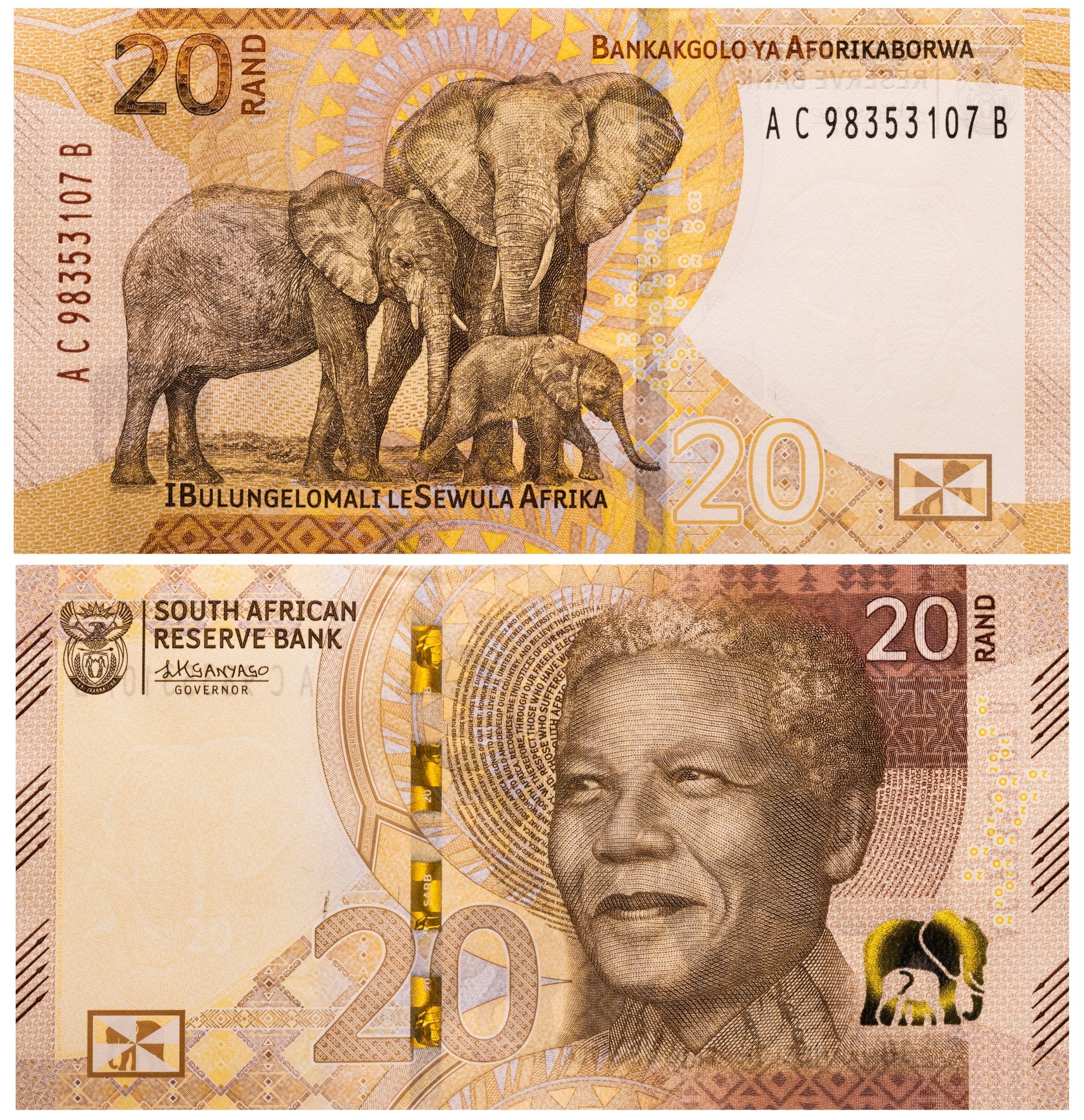 Sudáfrica - 20 RAND 2023 