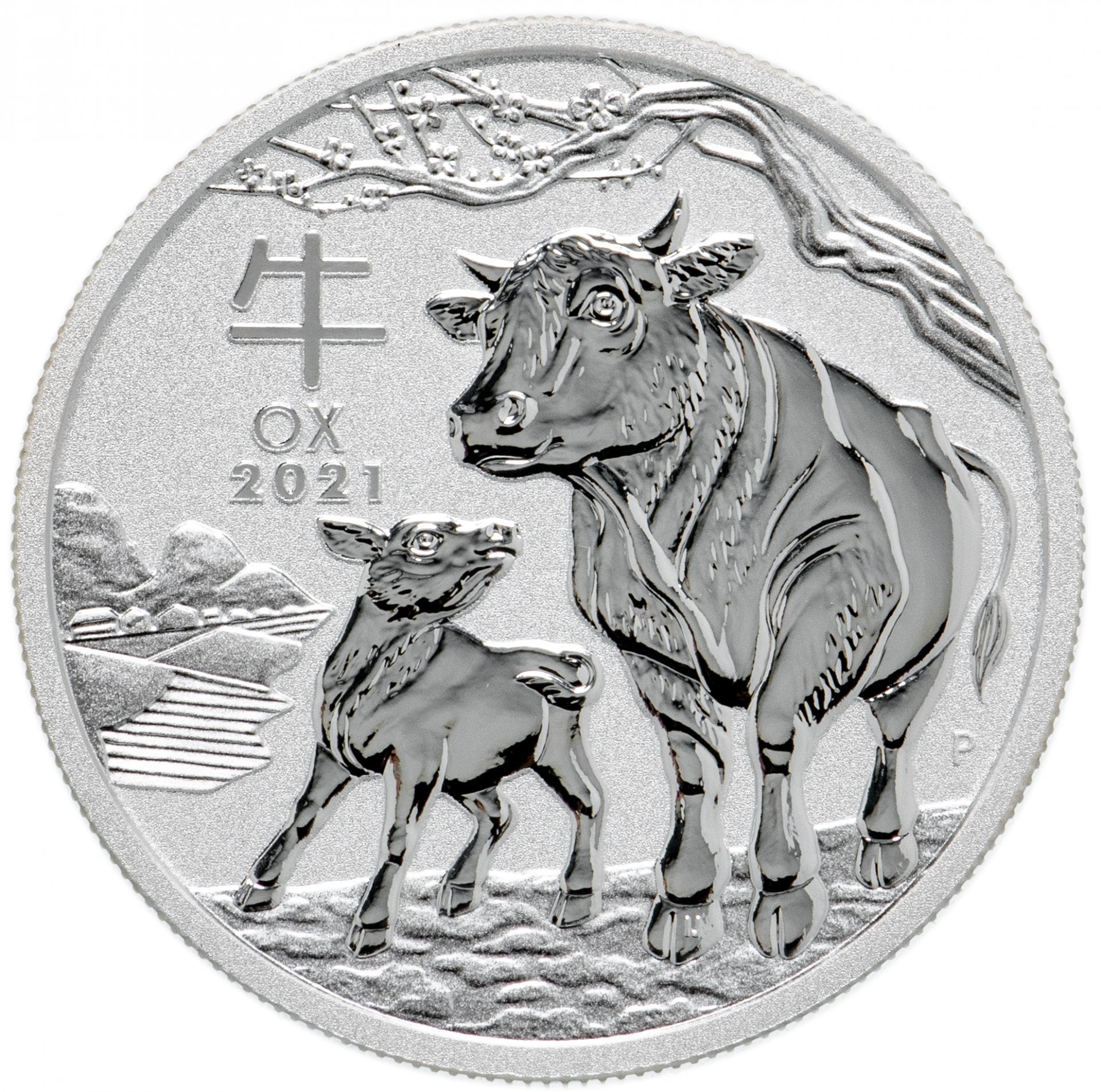 50 centavos  AUSTRALIA  2021  Año del buey Zodiaco Chino