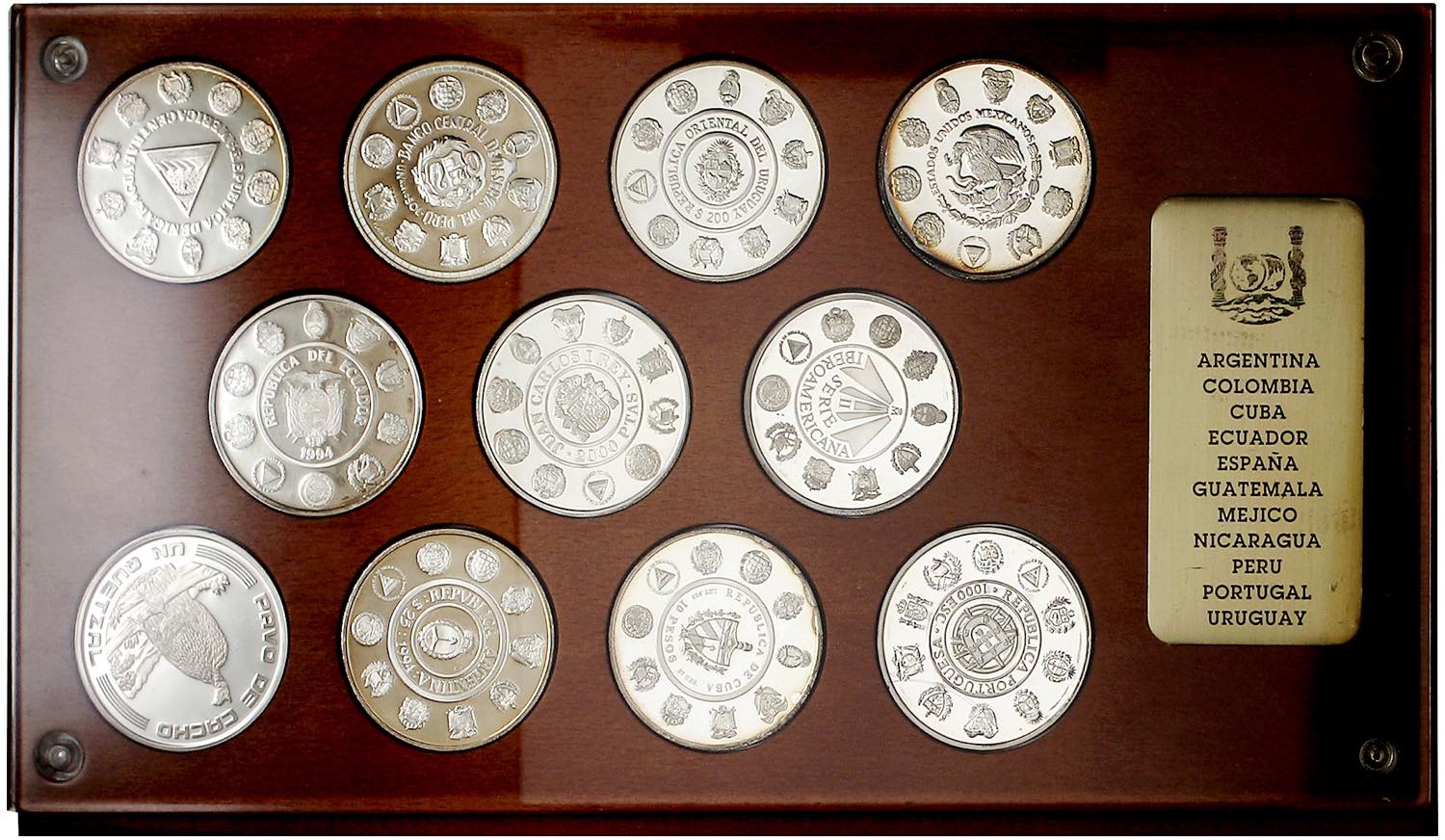 Colección completa II SERIE IBEROAMERICANA  Año 1994 / Fauna 2ª Serie / (10 monedas + medalla)