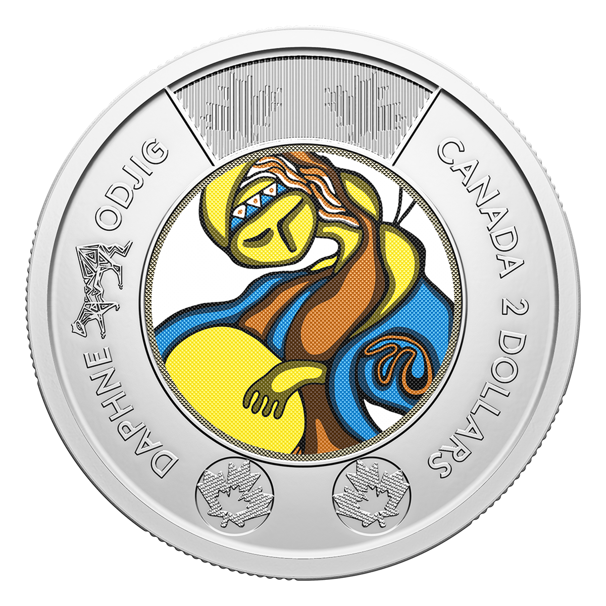 2 dólares CANADÁ 2025 - Artwork of Daphne Odjig (COLOR)
