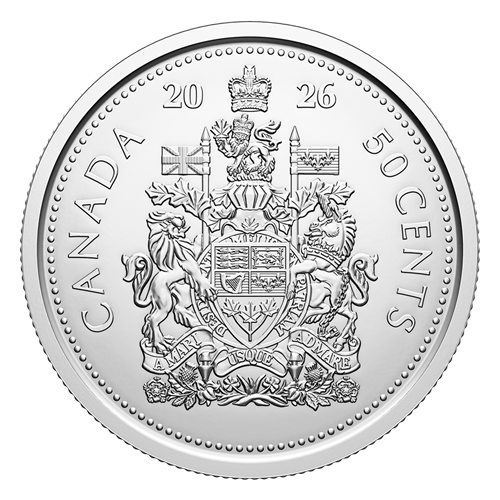 50 centavos de Canadá 2026