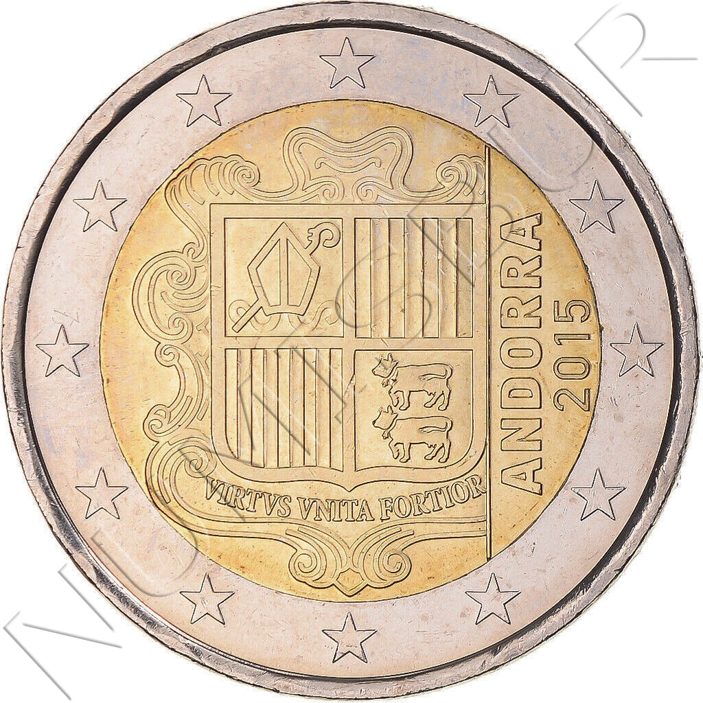 2 euros ANDORRA 2015 - Circulante