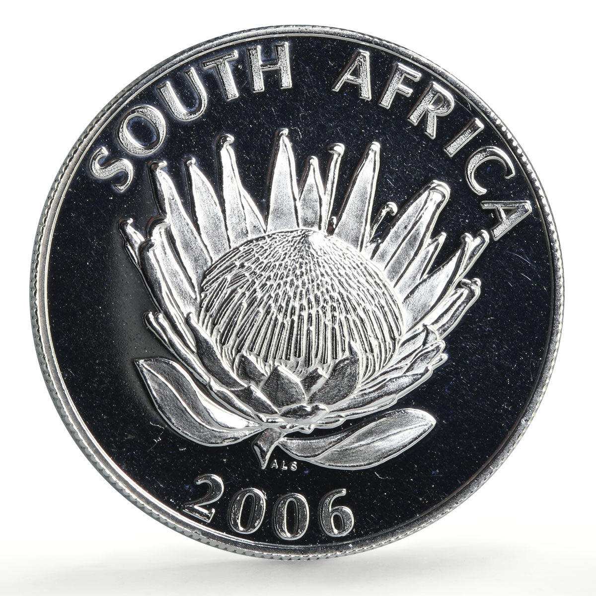 SUDAFRICA 1 rand plata 2006 DESMOND TUTU - Premios Nobel