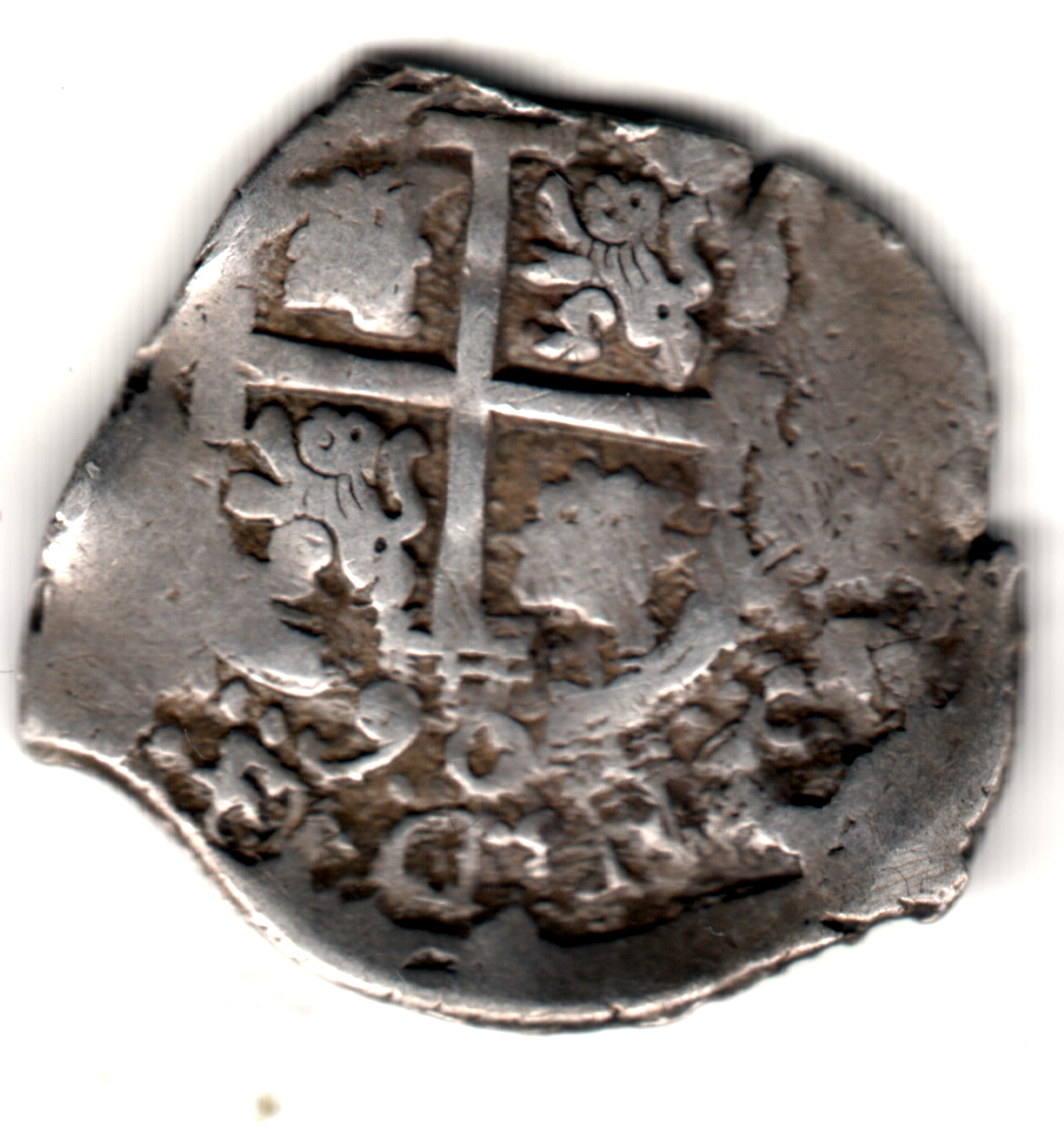 2 Reales plata 1690 Potosi (Bolivia) - Rey España Carlos II - con doble fecha