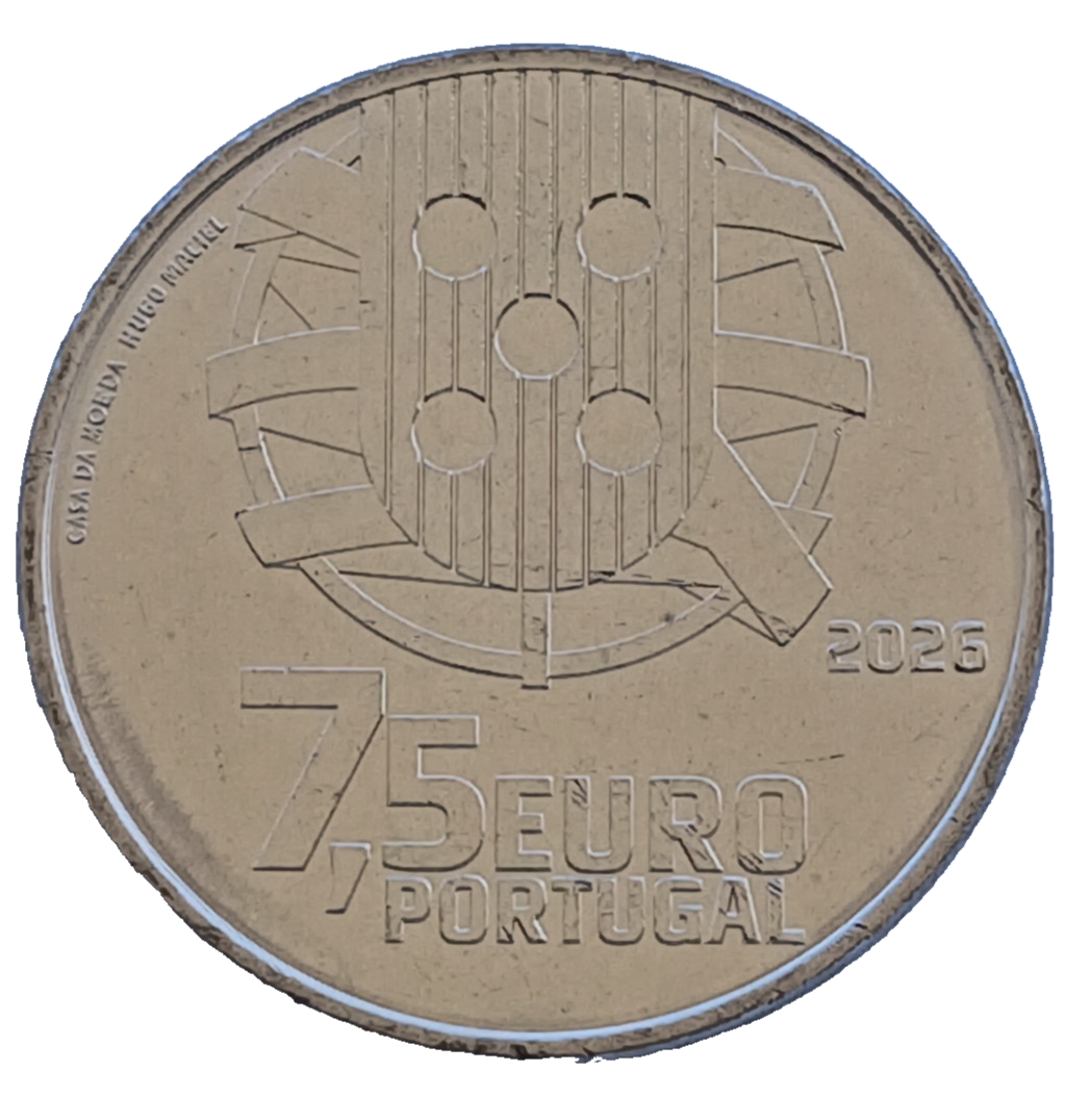 PORTUGAL 7,5 euro 2026 S/C 150 años Caixa General de Depositos