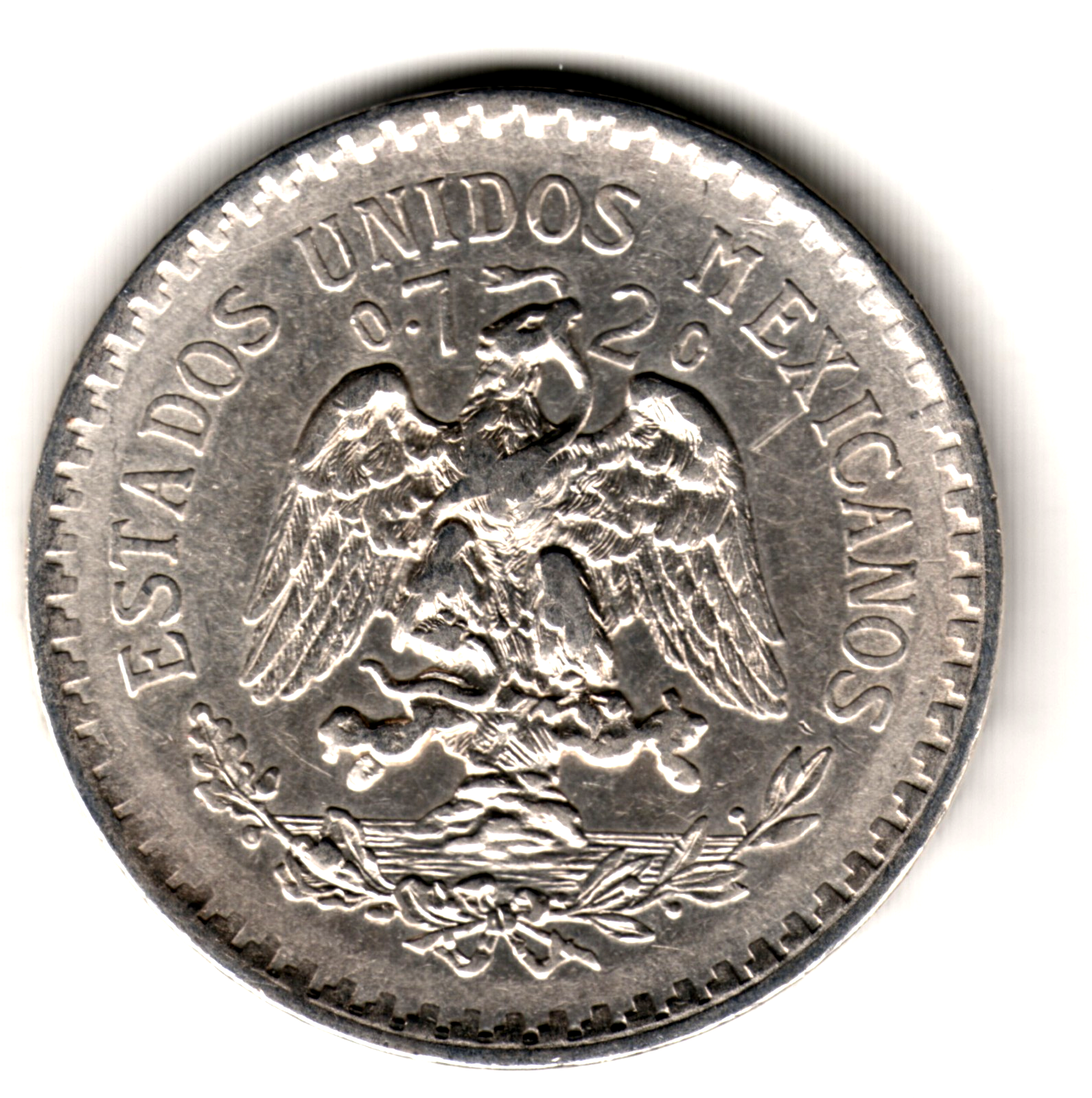 1 peso plata MEXICO 1925