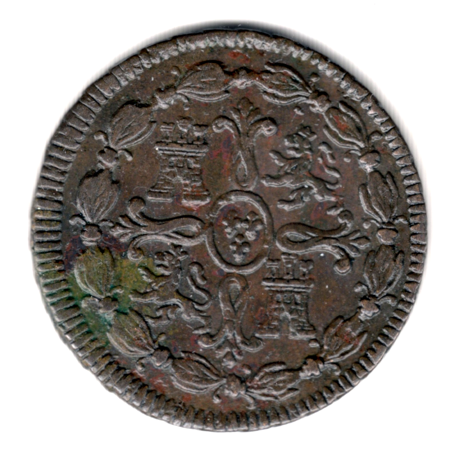 8 maravedies ESPAÑA 1818 JUBIA - Fernando VII