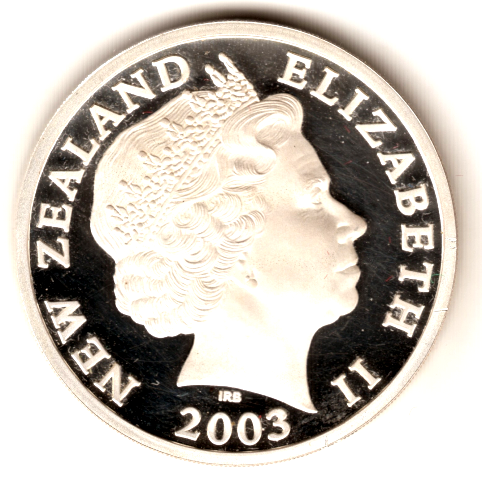 5 dolares plata NUEVA ZELANDA proof  GIGANTE KOKOPU