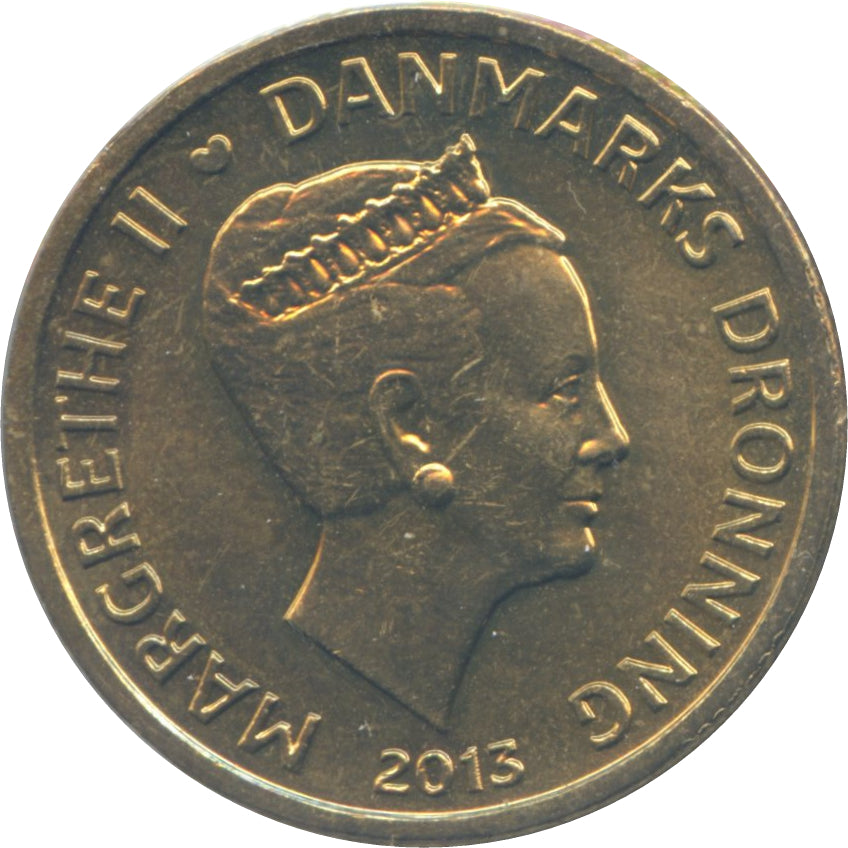 Dinamarca  20 Kroner 2013 Centenario del modelo de la estructura de los átomos de Niels Bohrs