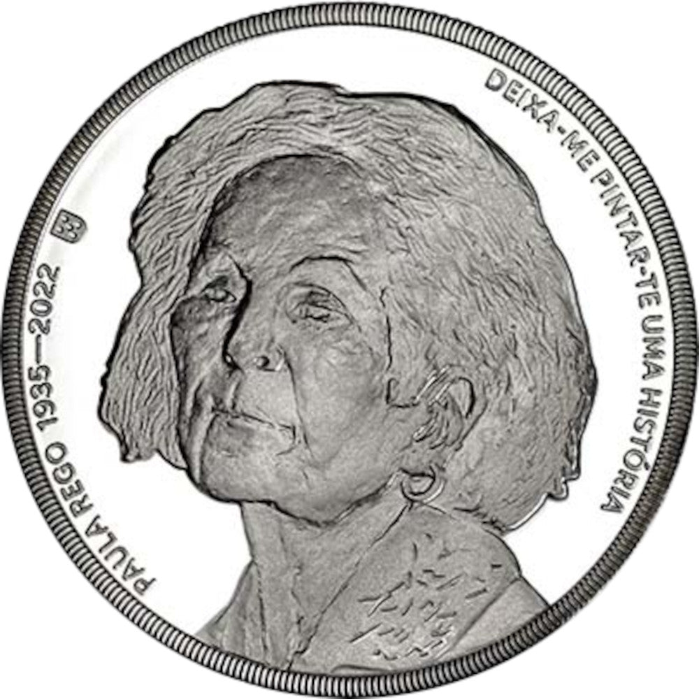 10 euros plata PORTUGAL 2022 PAULA REGO