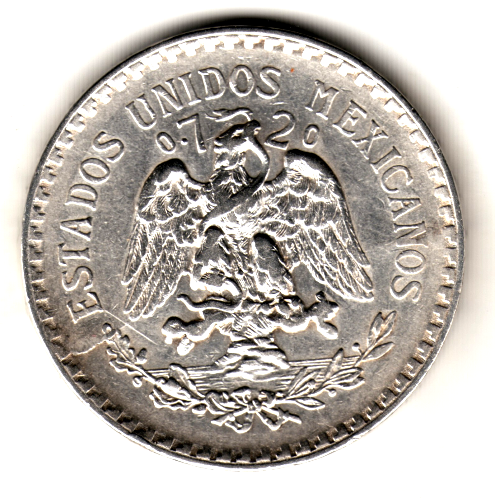 1 peso plata MEXICO 1923