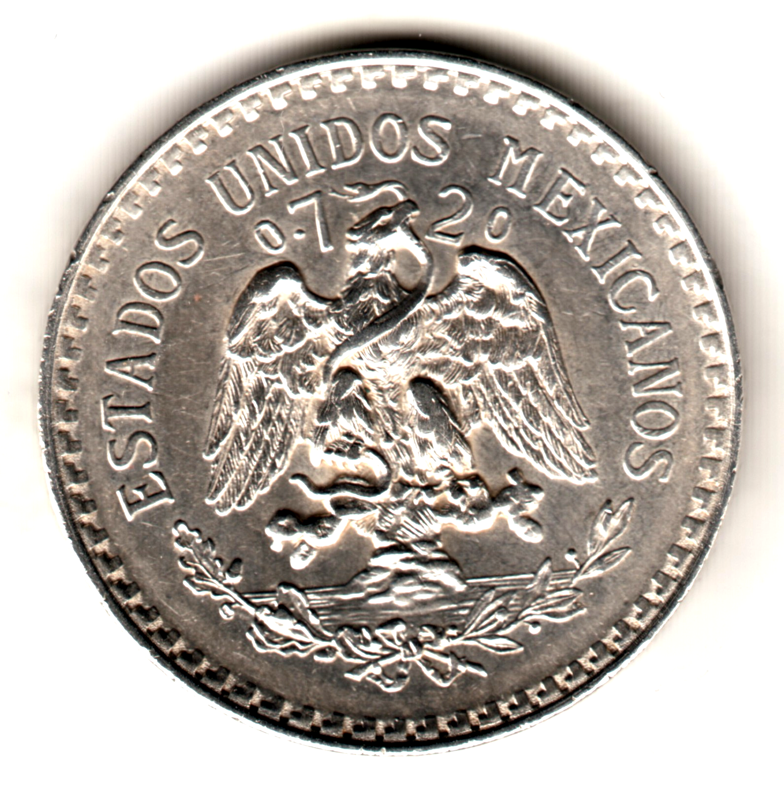 1 peso plata MEXICO 1926