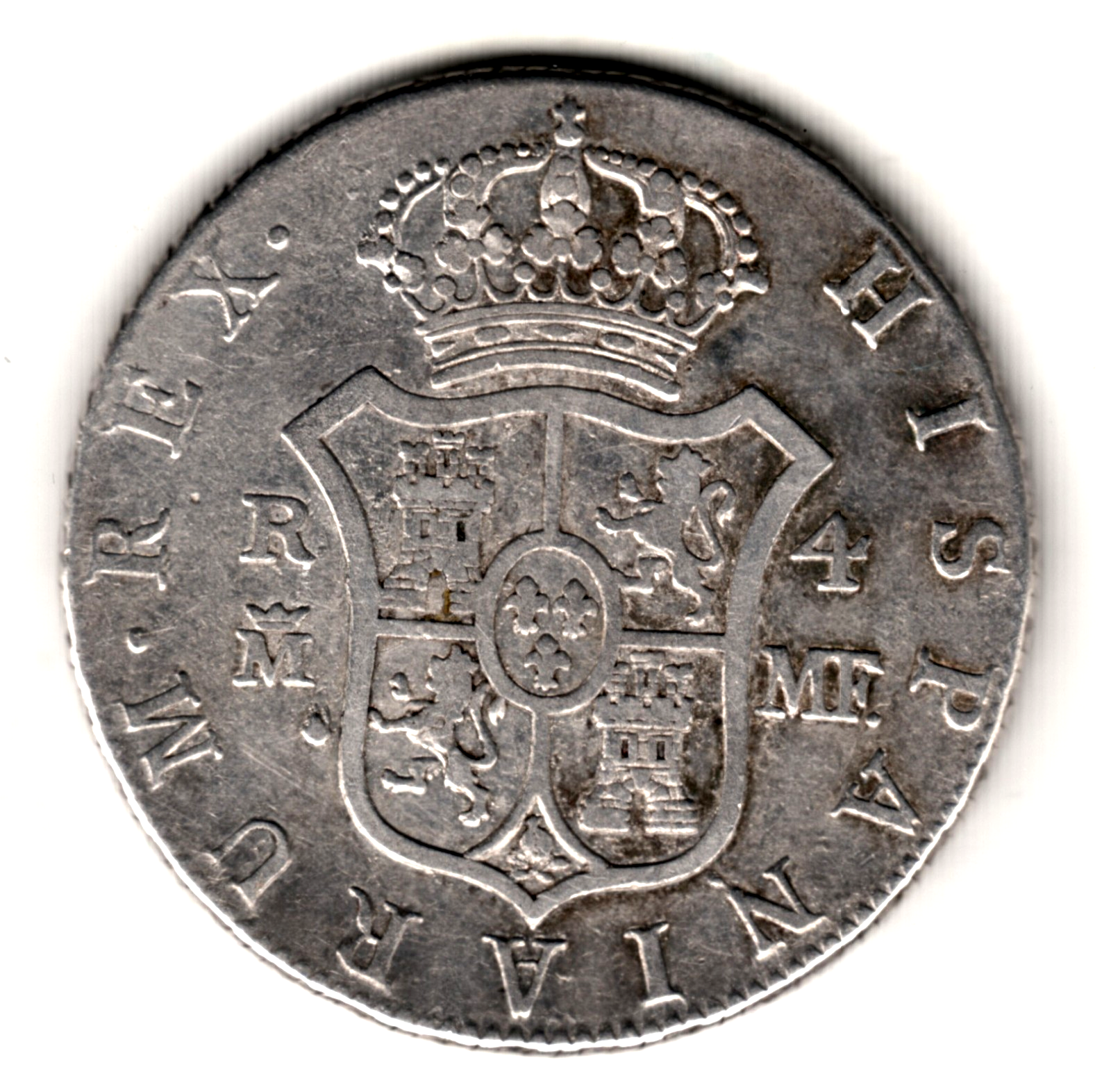 4 reales ESPAÑA 1794 - Carlos IV MADRID MF