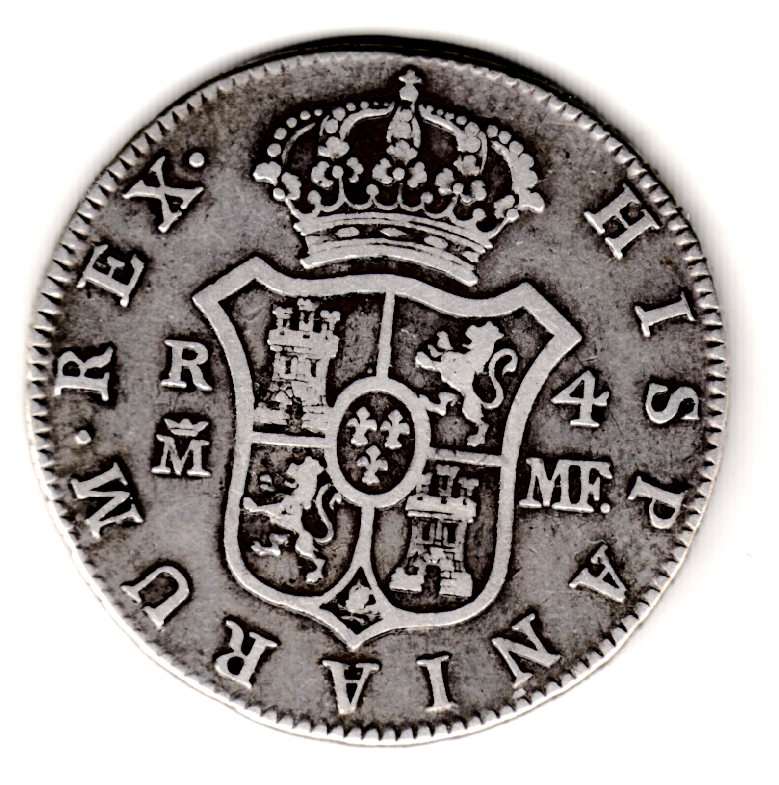 4 reales ESPAÑA 1792 - Carlos IV MADRID MF