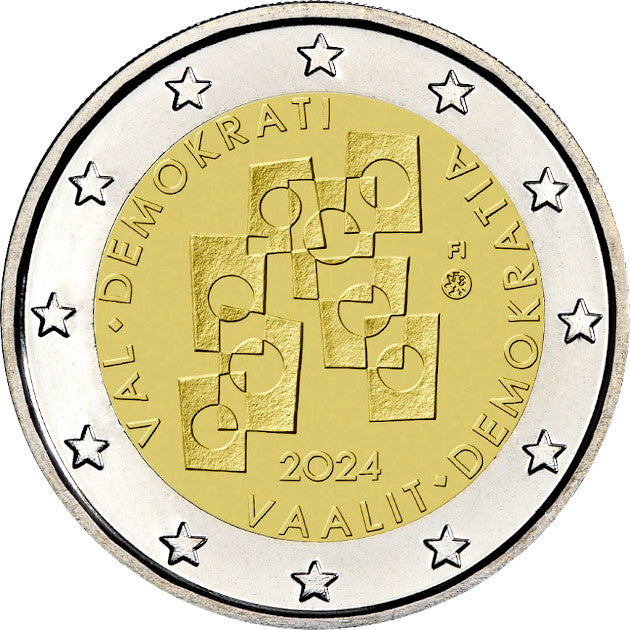 2 euros FINLANDIA 2024 - Elecciones y democracia