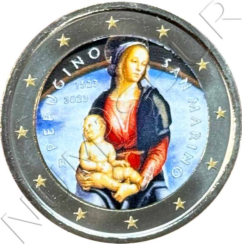 2 euros SAN MARINO 2023 - 500th Anniversary of the death of Perugino