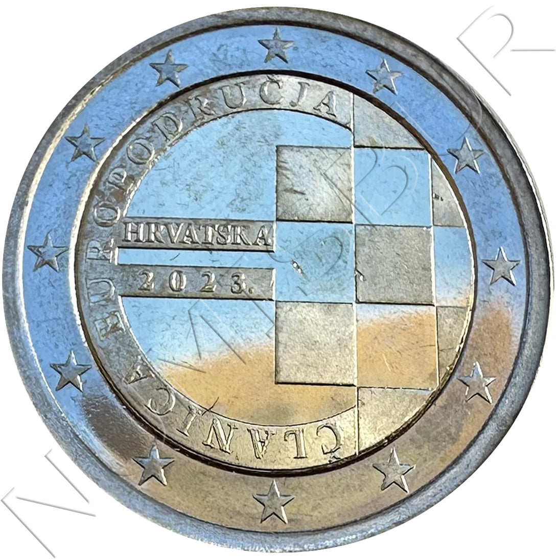 2 euros CROACIA 2023 - Introducción al Euro