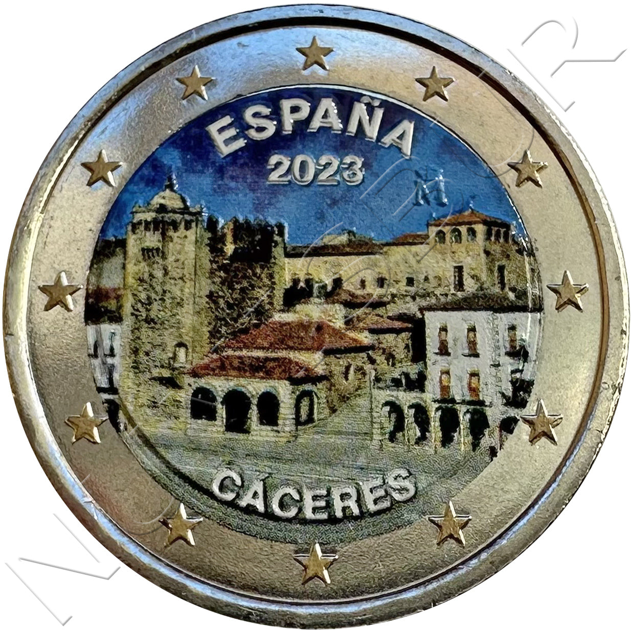 2 euros ESPAÑA 2023 - Cáceres (COLOR)