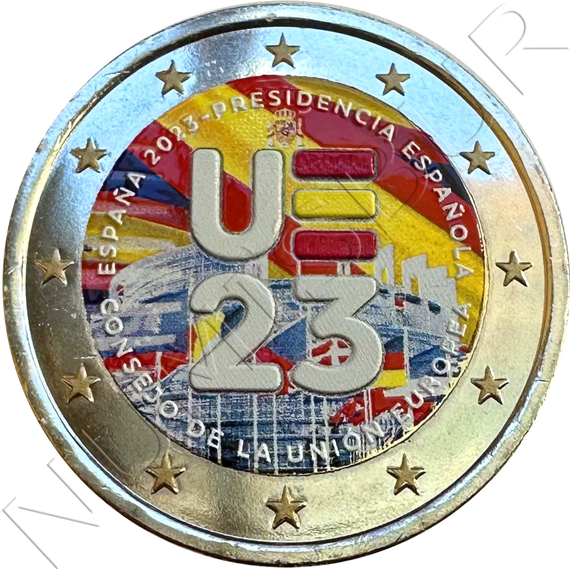 2 euros ESPAÑA 2023 - Presidencia española Unión Europea (COLOR #2)