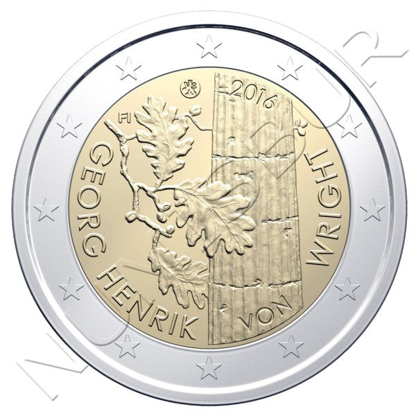 2 euros FINLANDIA 2016 - Georg Henrik Wright