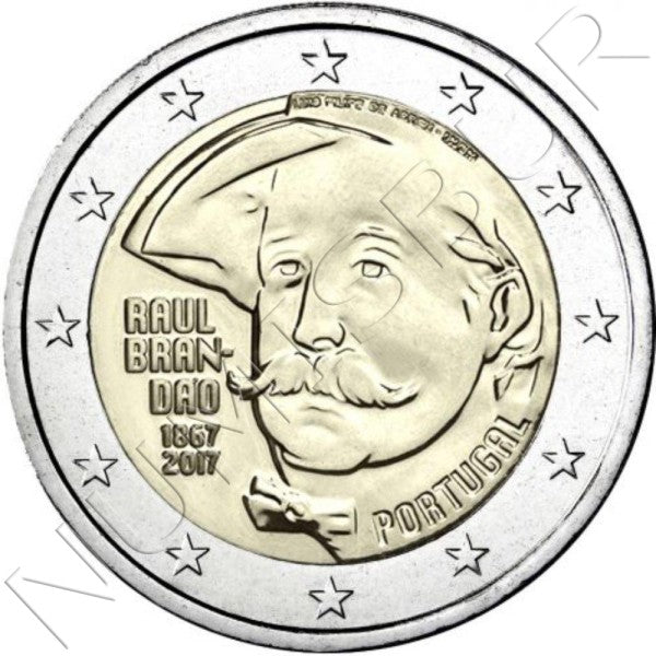 2 euros PORTUGAL 2017 - Raul Brandao
