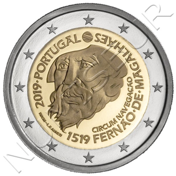 2 euros PORTUGAL 2019 - 500 Años de la circunnavegación de Magallanes