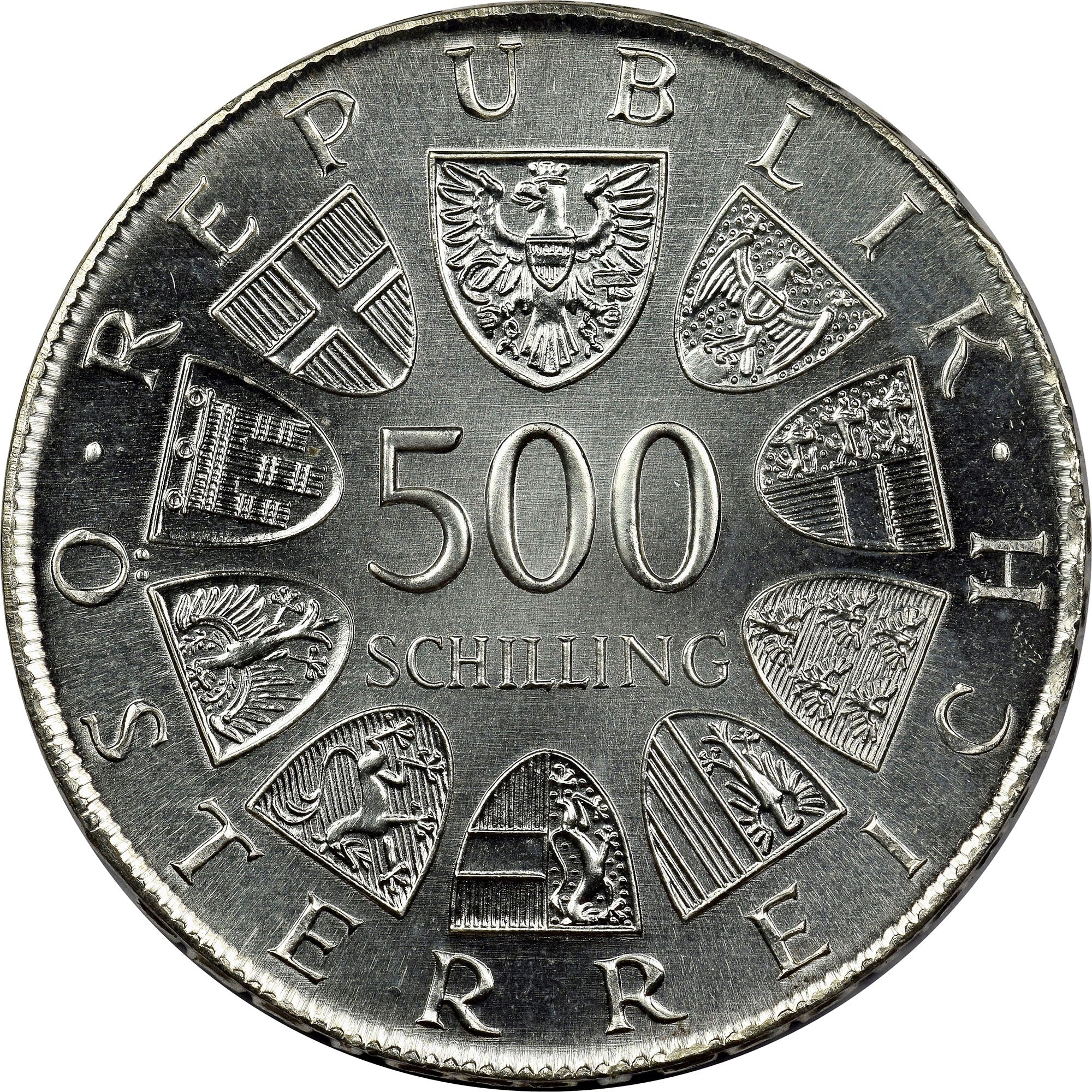 AUSTRIA 500 schilling plata 1981 - Centenario Nacimiento Otto Bauer