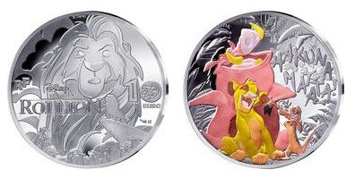 Francia 10 Euro 2024 Plata PROOF - Disney El Rey León
