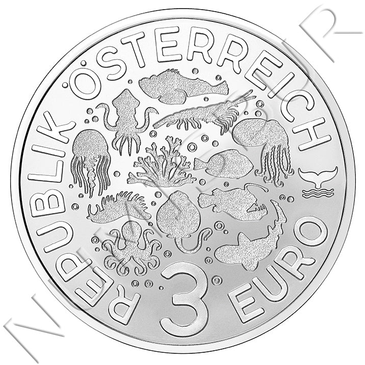 3 euros AUSTRIA 2024 - La raya amarilla