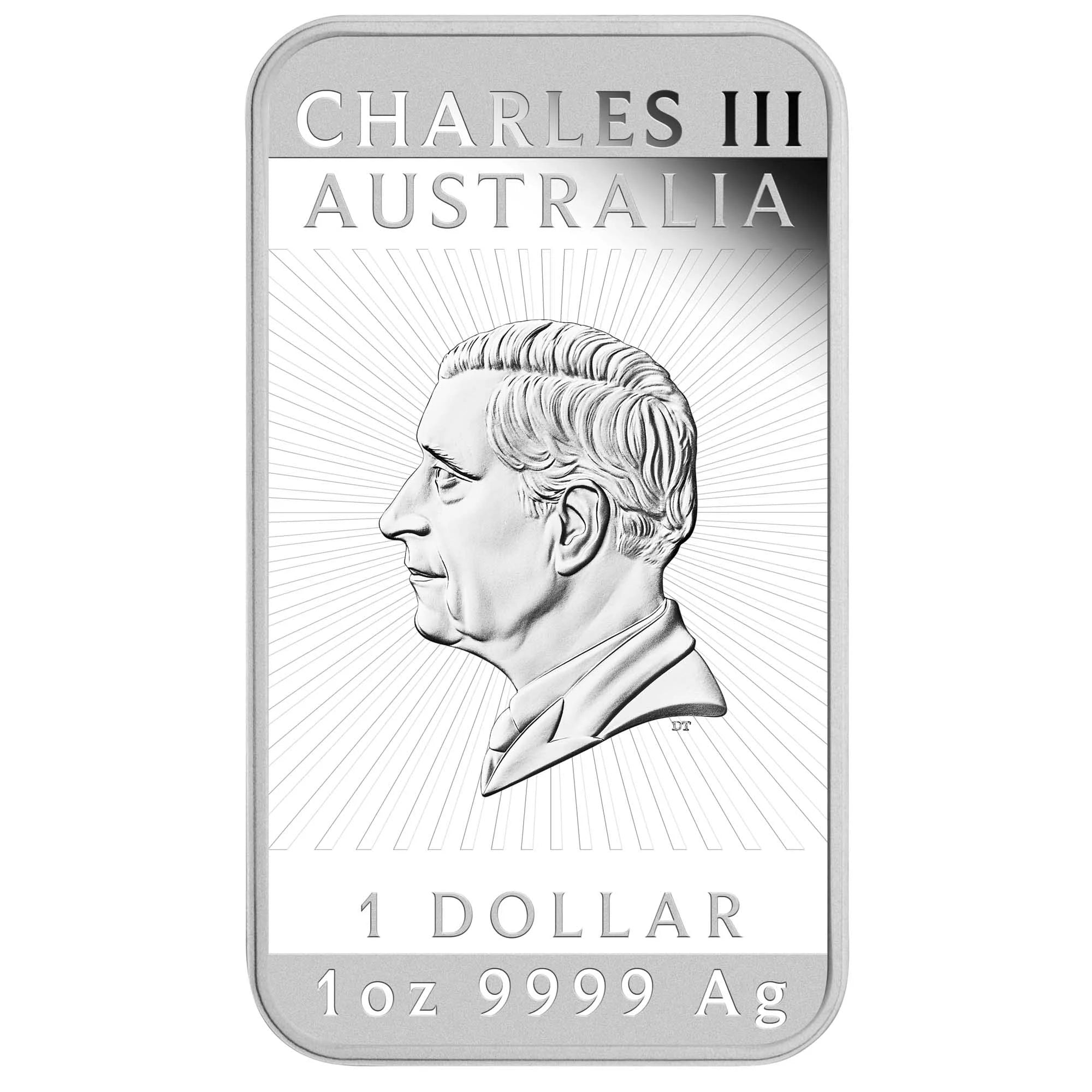 1 dólar AUSTRALIA 2026 - 1 oz silver proof DRAGON - tipo lingote