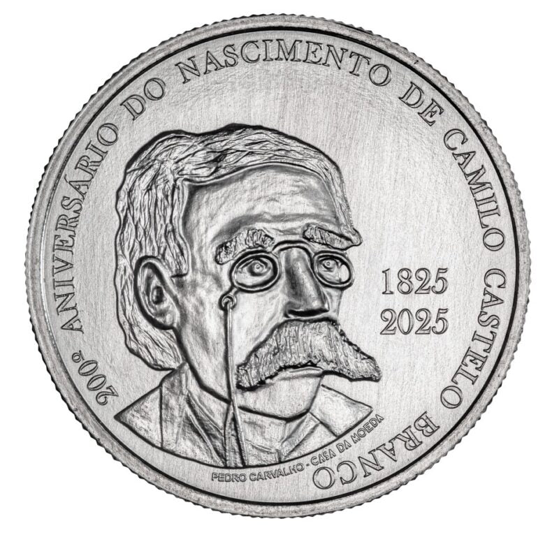 5 euros PORTUGAL 2025 - Camilo Castelo Branco