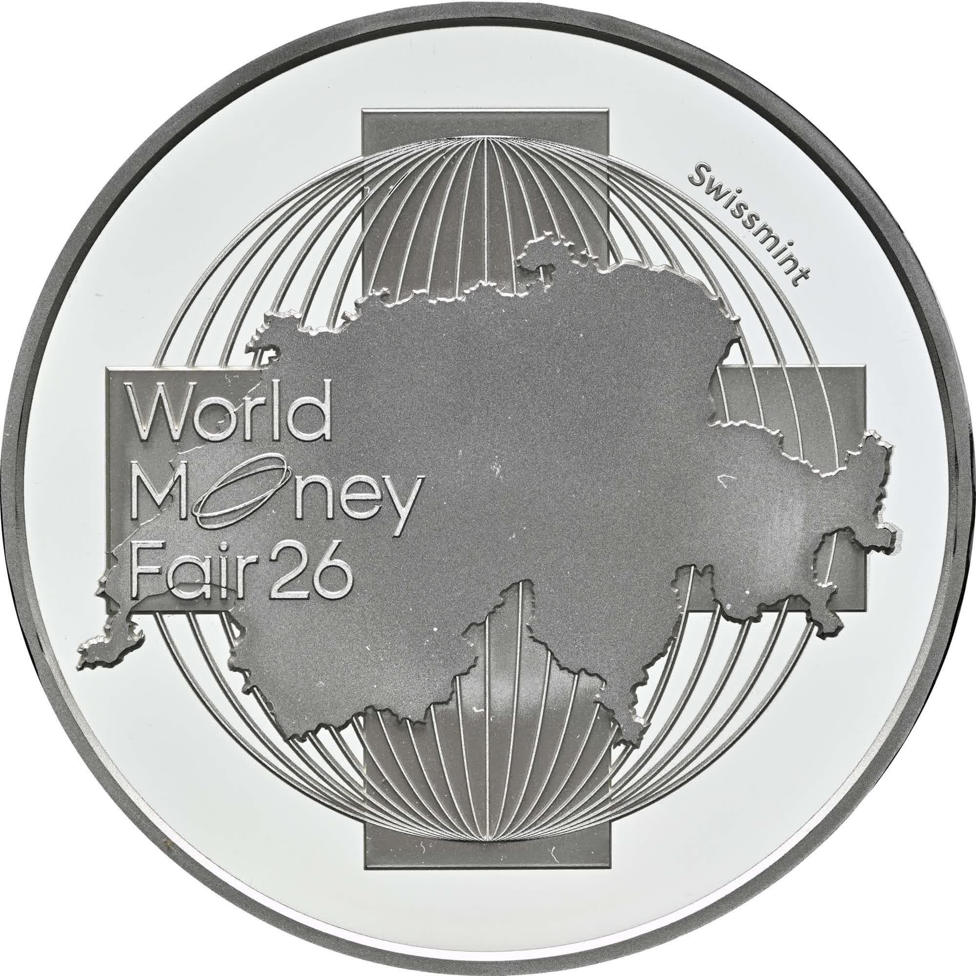 Medalla  Suiza World Money Fair Berin 2026 WMF 2026 Proof