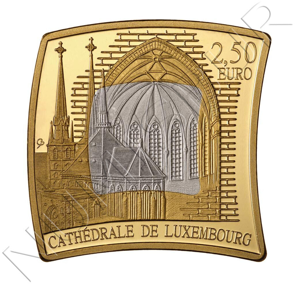 2,50 euros LUXEMBURGO 2023 - Catedral de Luxemburgo