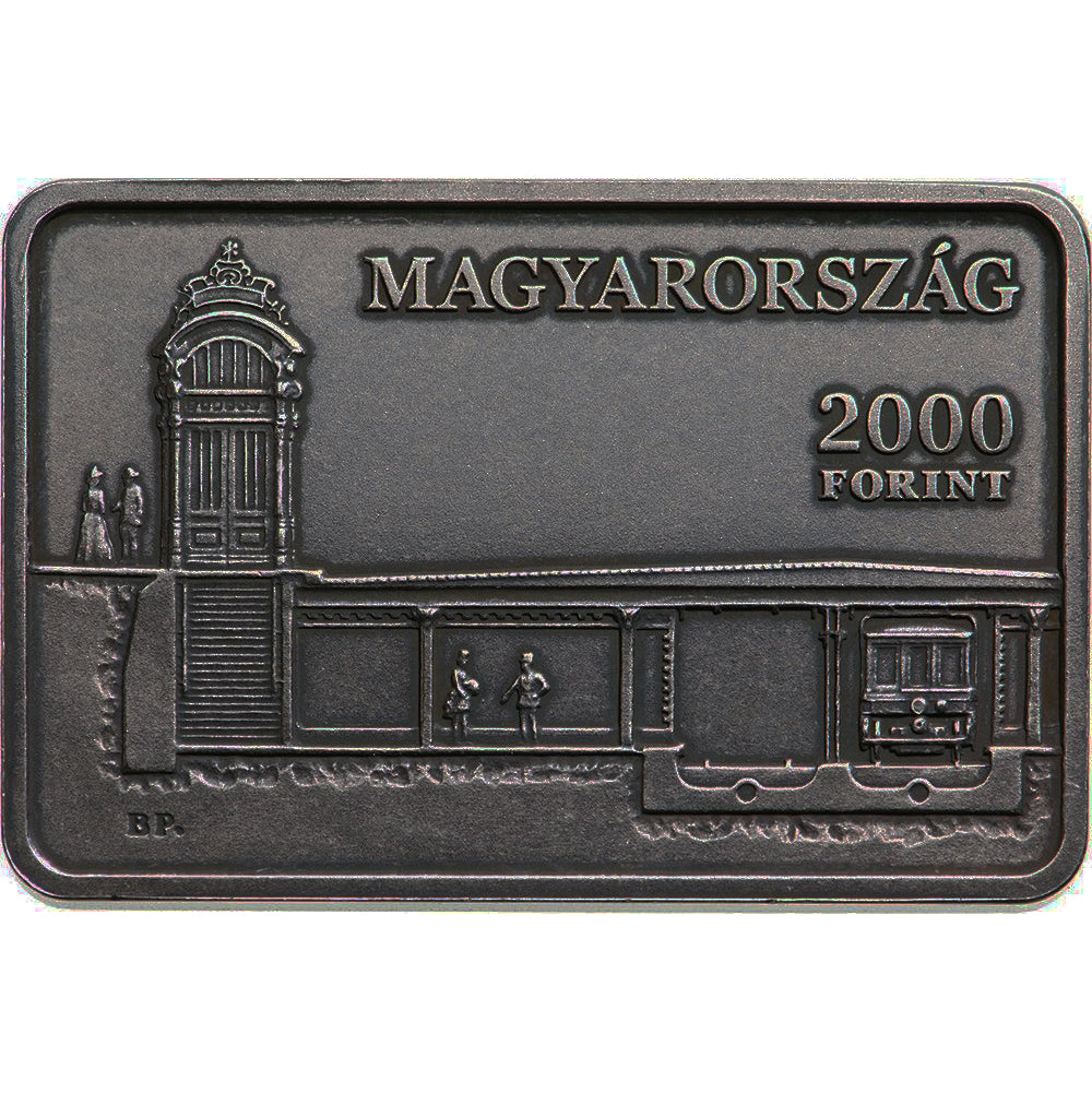 2000 forint HUNGRIA 2021 - Ferrocarril subterráneo del milenio