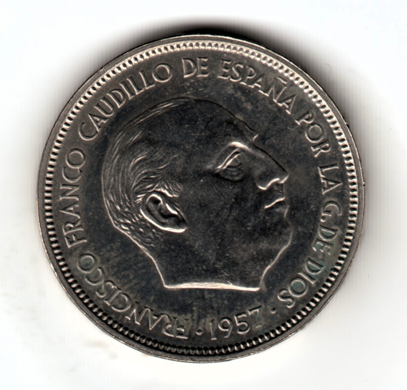 50 pesetas ESPAÑA 1957 - Franco *68* PROOF  (1968)