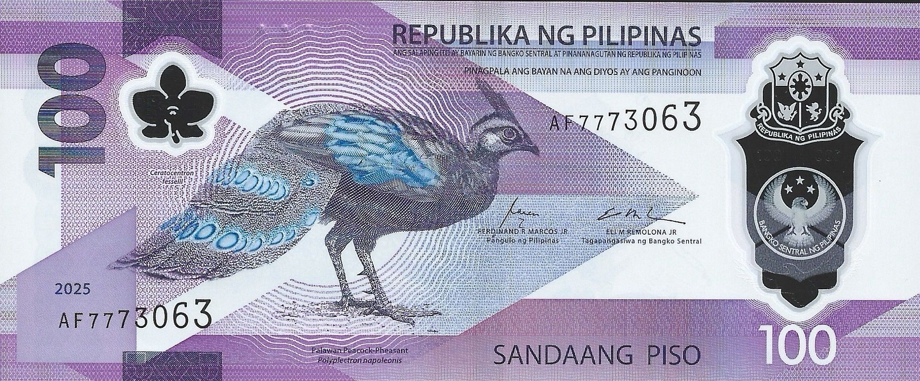 Filipinas  100  Piso 2025