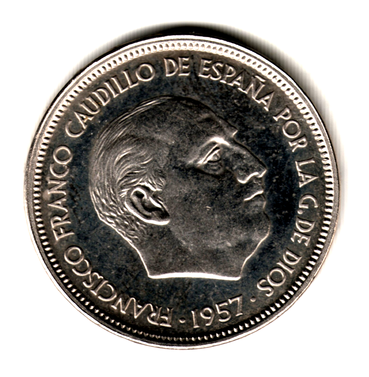50 pesetas ESPAÑA 1957 - Franco *70* PROOF  (1970)