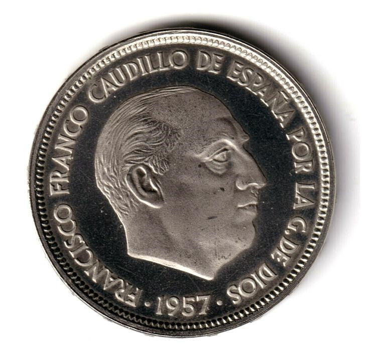 50 pesetas ESPAÑA 1957 - Franco *75* PROOF  (1975)