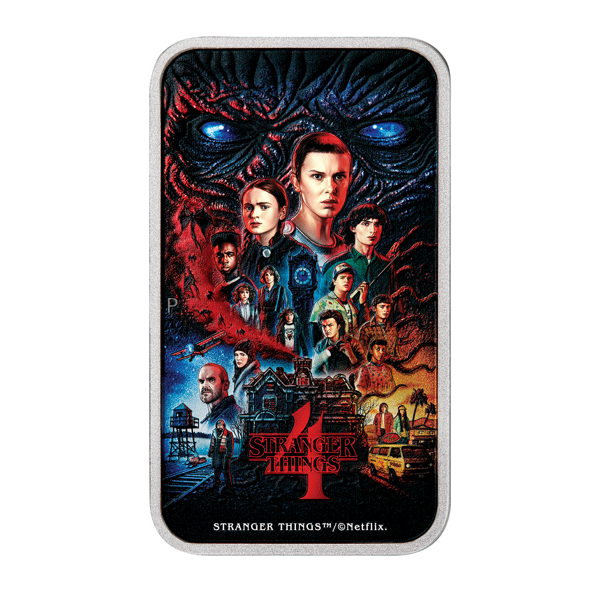 Dollar 2026 Tuvalu BU teñido 1 Oz Ag, Stranger Things - Temporada 4