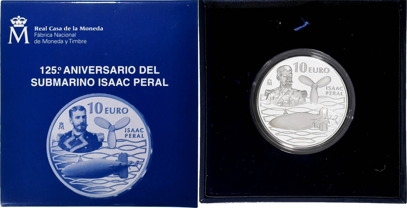 10 euros ESPAÑA 2013 - SUBMARINO ISAAC PERAL